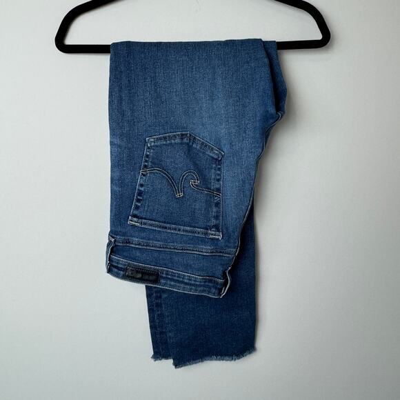 Adriano Goldschmied The Prima Ankle Cigarette Mid-Rise Jeans Size 31R - Picture 1 of 13